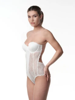 Poirier 17-300 Zelfklevende Body Met Lage Rug