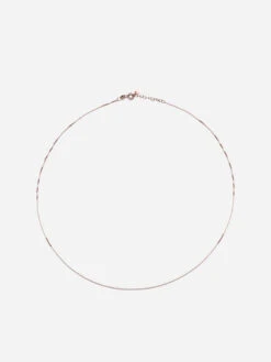 Abrazi Box Chain Ketting Rosé-S