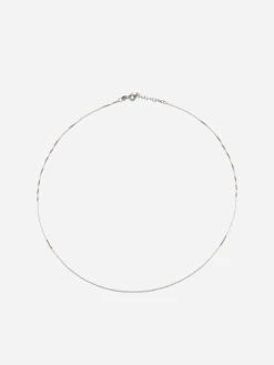 Abrazi Box Chain Ketting Zilver-S