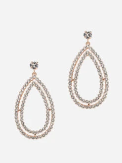 Abrazi Grace Swarovski Oorbellen Rosé