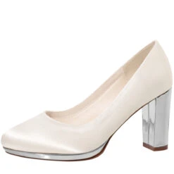 Rainbow Club Clair Bruidsschoenen Zilver