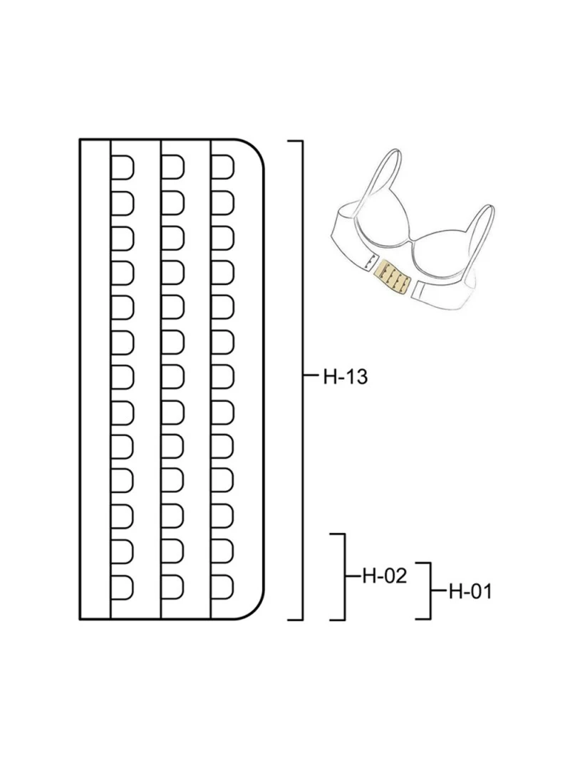 Poirier Haak En Oogband (Verlengstuk) H-13 - Afbeelding 2
