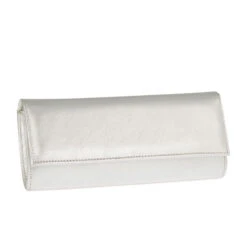 Fiarucci Bridal Bruidstasje Clutch Silke Zilver-Platino