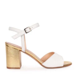 Content Aurora Bruidsschoenen Wit Goud