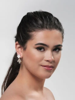 Poirier NC-1345 Oorbellen Roze/Goud