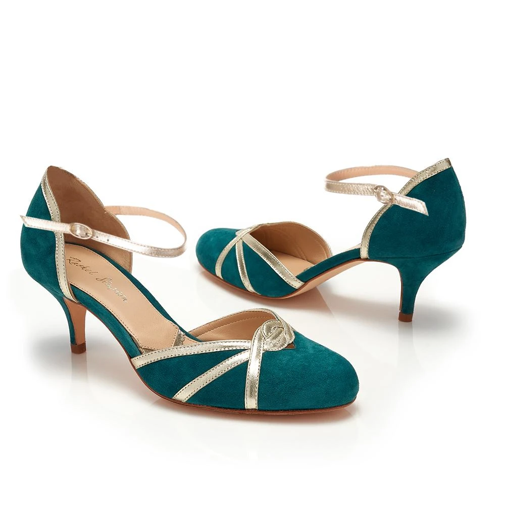 Rachel Simpson Luella Bruidsschoenen Teal - Afbeelding 4