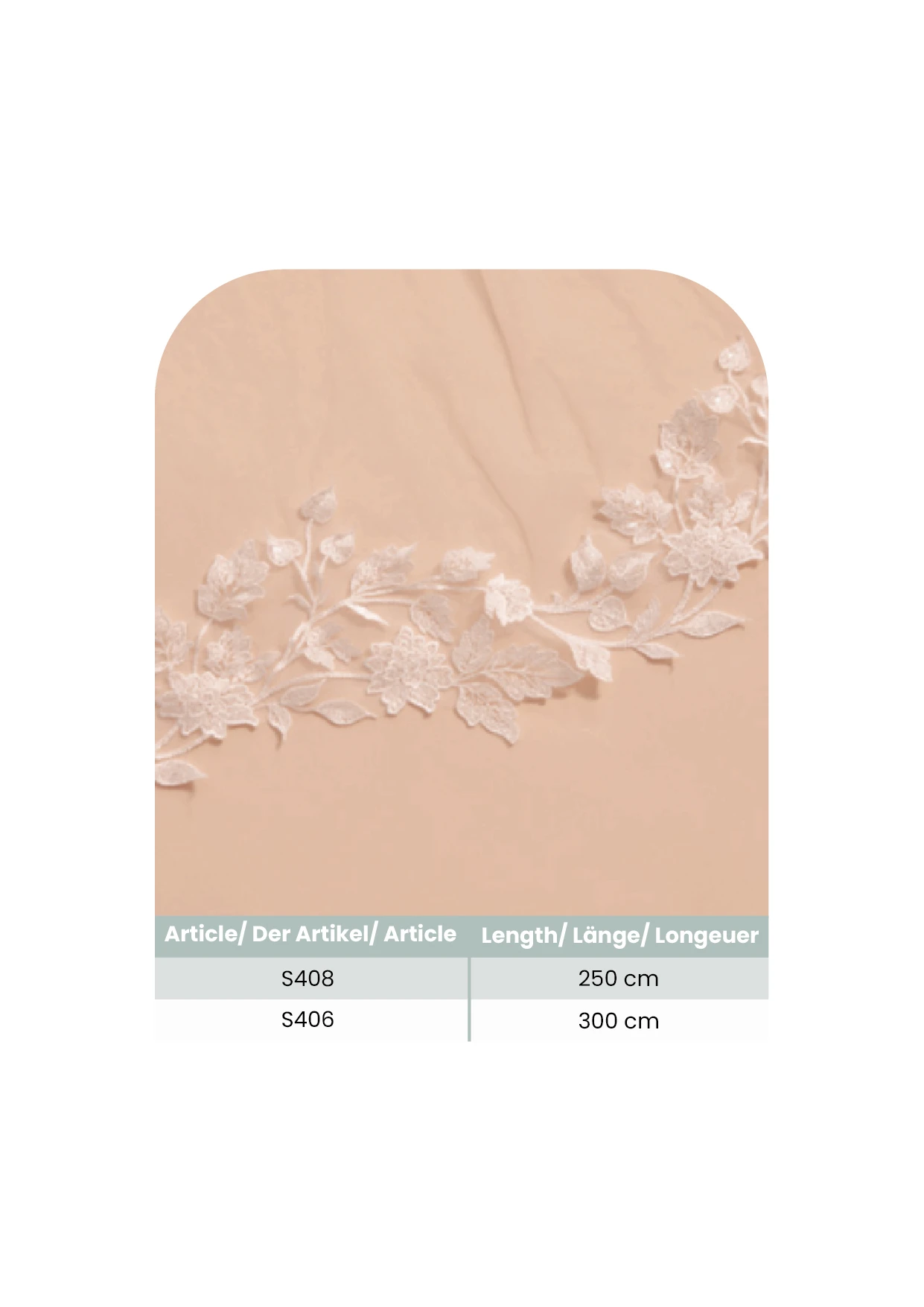 Bianco Evento S408 Sluier - Afbeelding 3